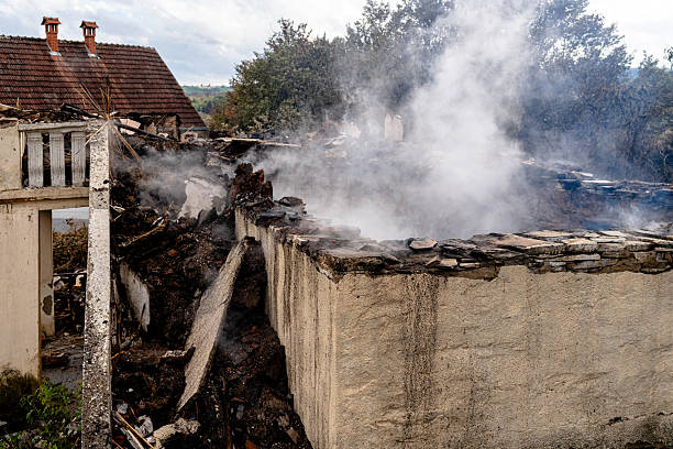 Professional Fire Damage Removal technician working in Beldenville, WI